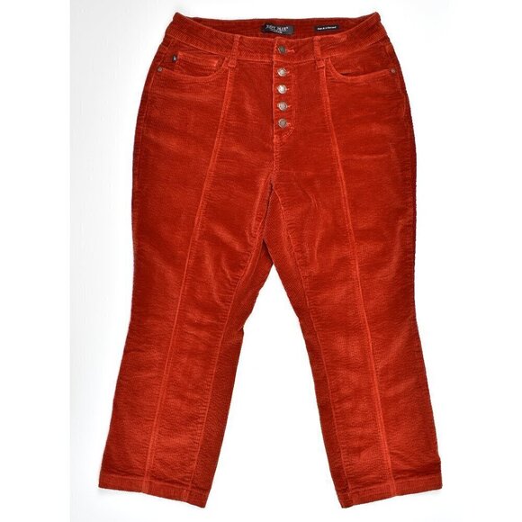 Judy Blue Pants - Judy Blue Corduroy Ankle Straight Pants - 14W